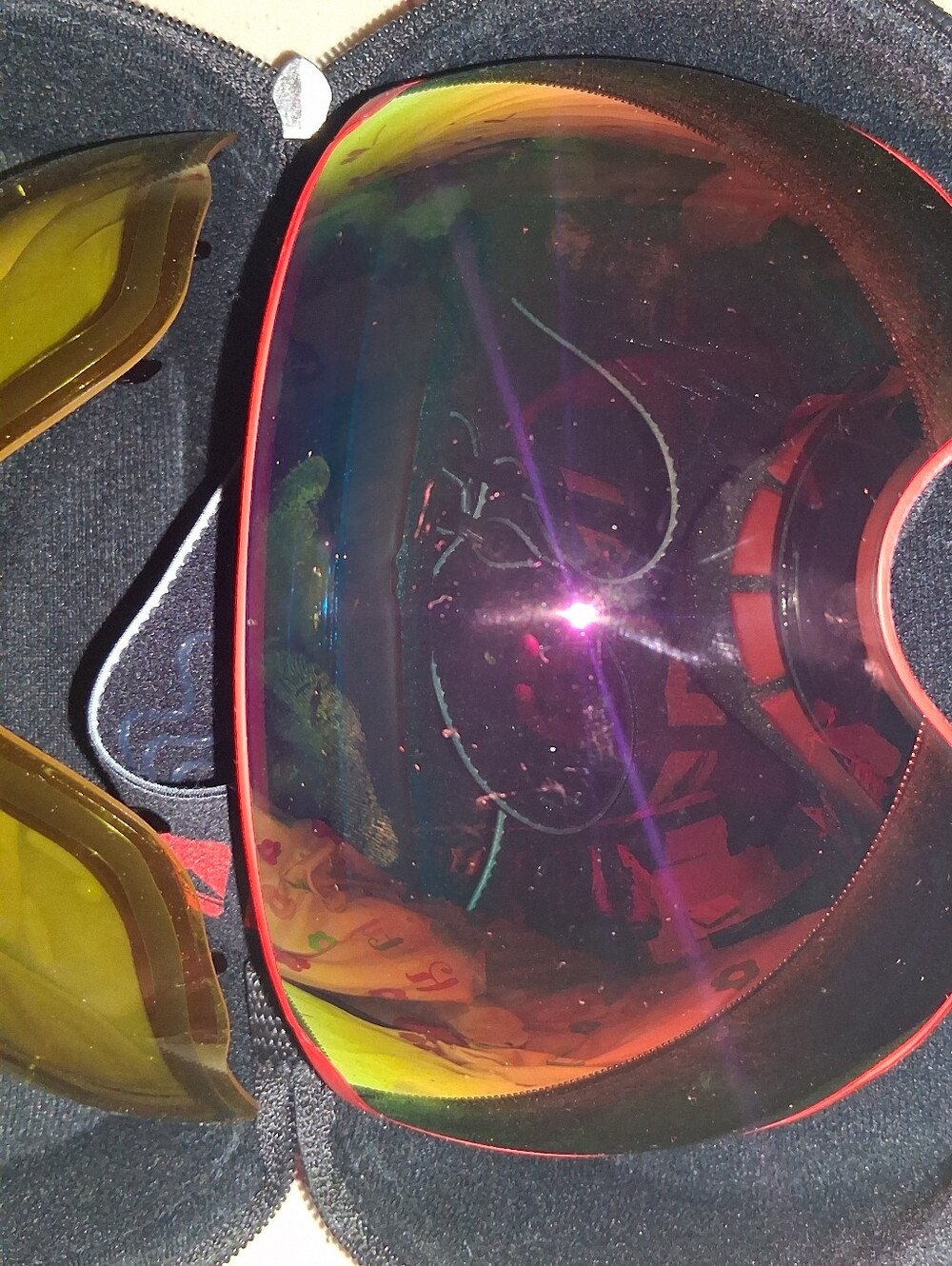 Spherion Red Skiing goggles